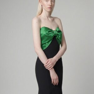 Wen North Emerald Bow Noir Gown